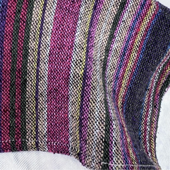 Free People Baja Jacket Distressed Cropped Size 12 Denim Casual - Picture 9 of 16